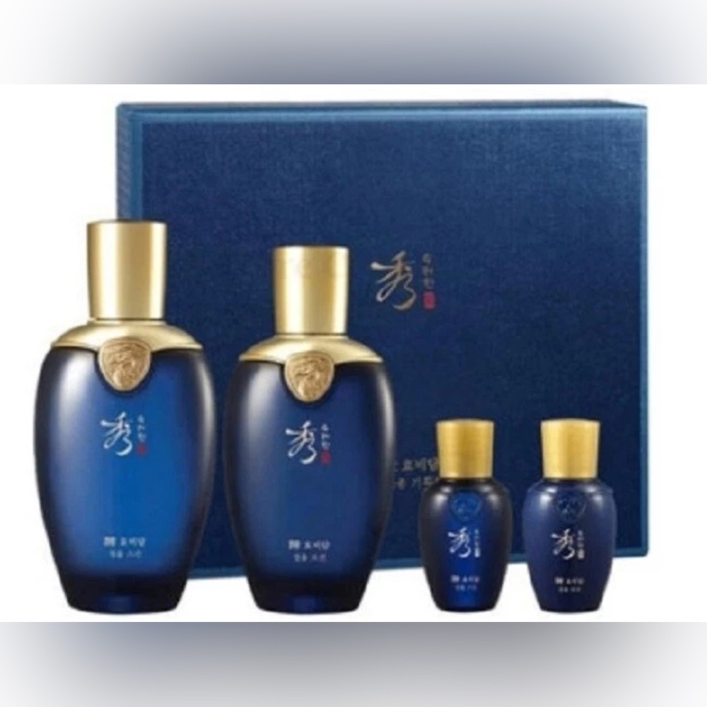 Mens Anti-aging Korean Soohanbang Sooryehan Hyobidam Jungyul Skincare Set
